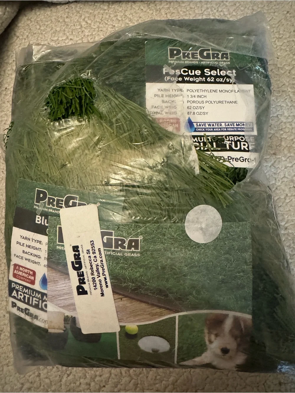 Green Artificial Grass Mat for Small Pets